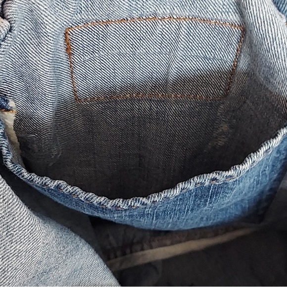 American Eagle Outfitters Blue Jean Denim Tote Bag - Picture 10 of 11